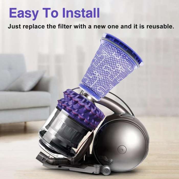 Vacuum Cleaner Pre-Filter HEPA Filter Replacement For Dyson CY18 / CY22 / CY23 / CY24 / CY25 / DY...