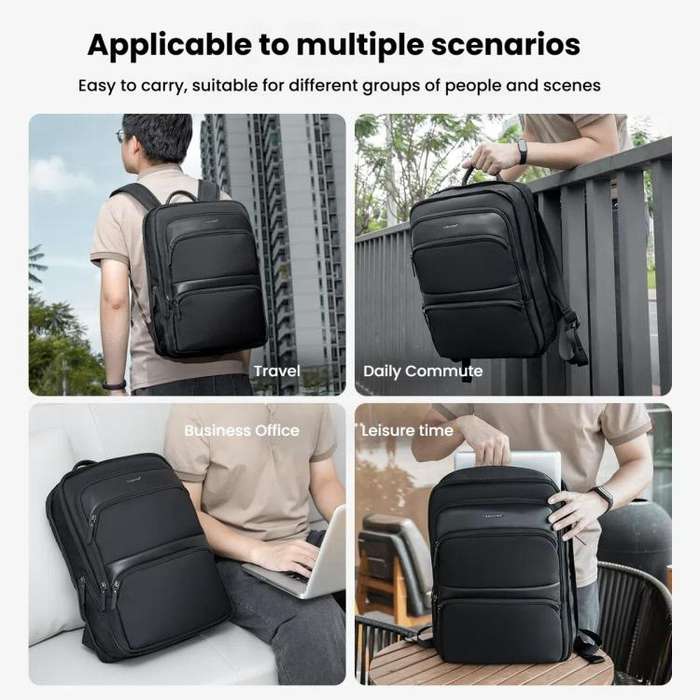 Tigernu T-B9121  15.6 Inch Men Expandable Waterproof Lightweight Laptop Backpack With Floating Zi...