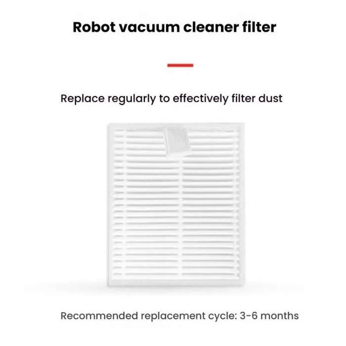 3pcs Filters For Xiaomi C103 / E10 / B112 / 3C Sweeping and Mopping Robot Accessories
