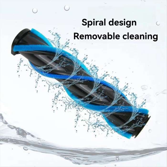 For INSE Vacuum Cleaner Head Brush Soft Roller Suction Head Accessories(Black)
