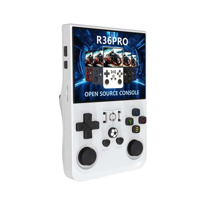 Portable Open Source GBA/FC Arcade Handheld Game Console, Size: 64G(White)