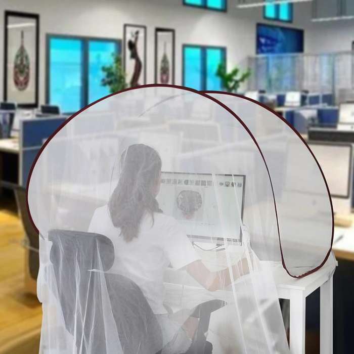 Portable Outdoor Camping Mosquito Net Foldable Bunk Mesh Net Desktop Anti-Bite Mosquito Tent for ...