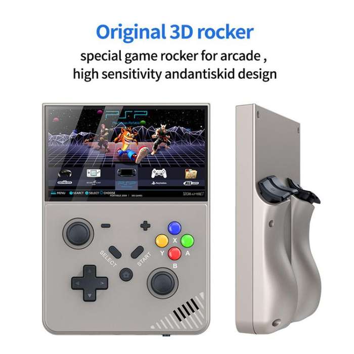 R43 Pro Handheld Game Console 4K HD 4.3-Inch Screen Home Portable Video Game Player, Spec: Transl...