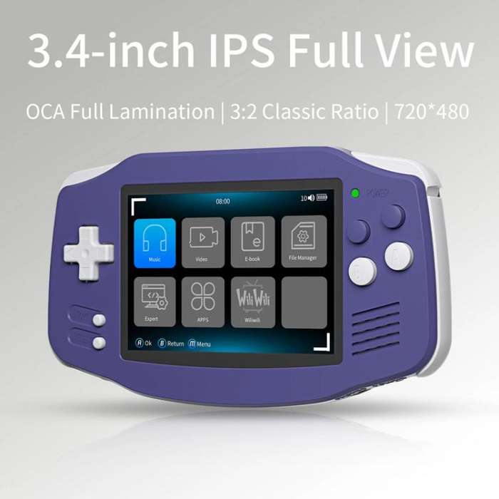 ANBERNIC RG 34XX Handheld Game Console Classic Retro Wireless WIFI Video Gaming Player, Size: Sta...
