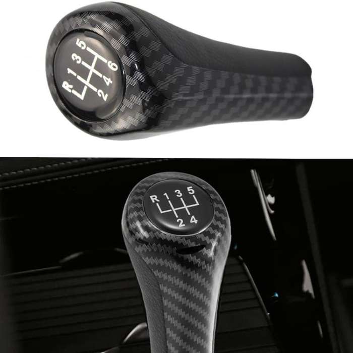 For BMW Automotive Fiber Shift Shifter Handball Header(5 Speed)
