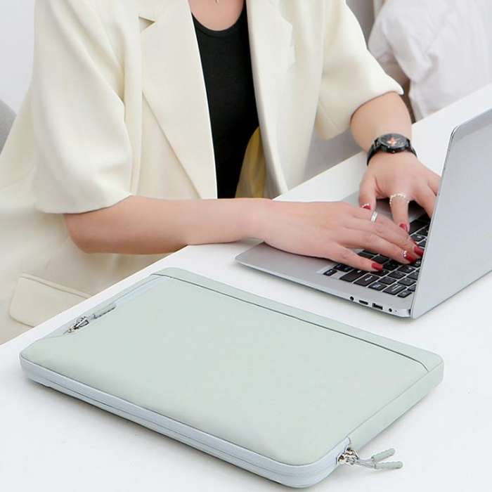 Universal For 14/14.6 inch Laptop Bag Women Portable Computer Bag For IPad Protective Case(Green)