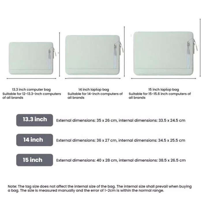 Universal For 15/15.4/15.6 inch Laptop Bag Women Portable Computer Bag For IPad Protective Case(B...