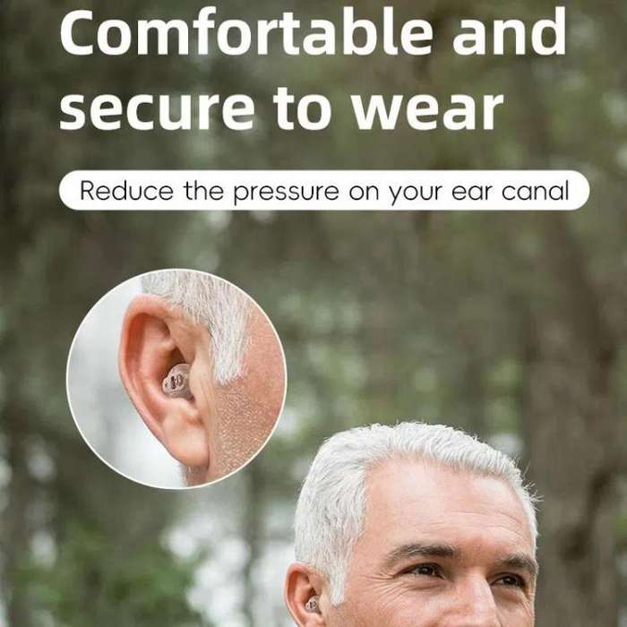 Elderly Hearing Aids Invisible Sound Amplifier Noise Reduction Collector With Digital Display Cha...