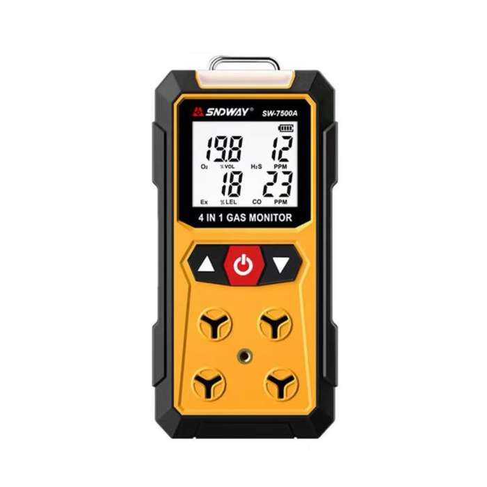 SNDWAY SW7500A 4 In 1 Gas Detector Combustible Gas Oxygen Hydrogen Sulfide Toxic and Harmful Dete...