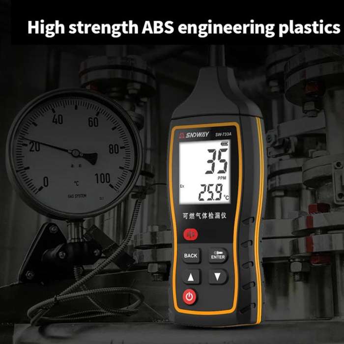 SNDWAY SW-733B Combustible Gas Detector Explosion-Proof Natural Gas Gas Methane Gas Alarms