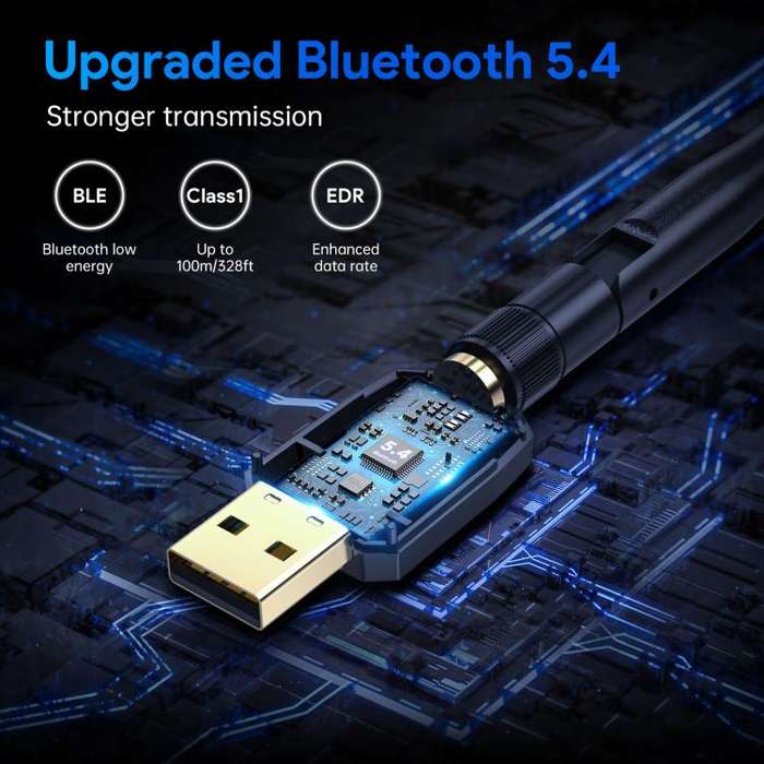 EDUP USB Bluetooth Adapter 5.4 Transmitter Audio Receiver Module