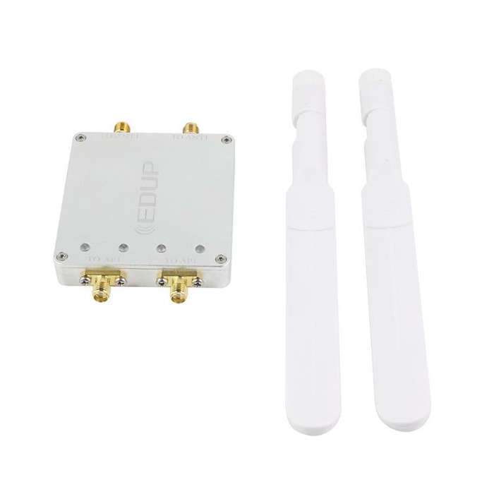 EDUP EP-AB025 5.8G+5.8G WiFi Signal Amplifier Remote Control Dual Channel 4W Expander