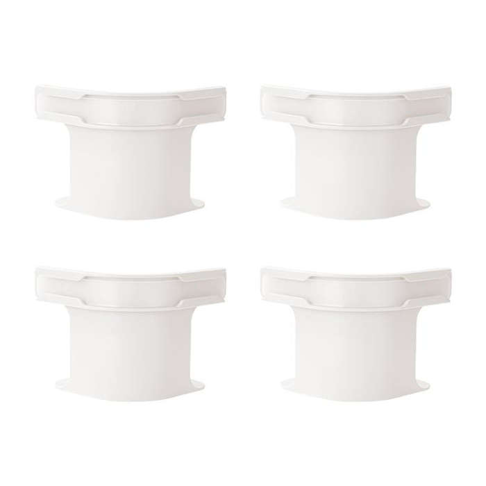 4pcs /Pack Invisible Card Slot Anti-slip Sheet Fixer Sheet Clip(White)