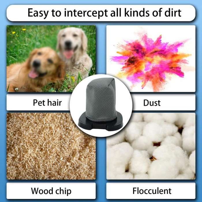 2pcs For Shark CH701 Vacuum Cleaner Part Replaceable Washable High Efficiency Cleaning Filter Car...