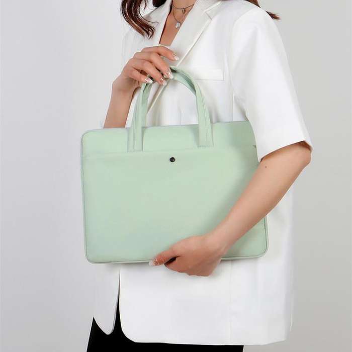 14-14.6inch Universal Laptop Bag Briefcase Women Multifunctional Shockproof Computer Bag, Color: ...