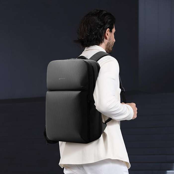 BANGE BG-3065 Business Workplace Shoulder Bag Large Capacity Computer Men Bag(Gray)