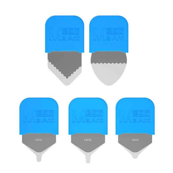 MaAnt M074 5pcs/ Set Cell Phone Repair Removal Tool Set Curved Removal Blade