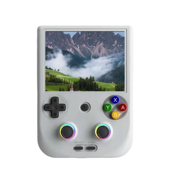 ANBERNIC RG406V 4 inch IPS Multi-Touch Portable Retro Gaming Console, Memory: 256G(Gray)