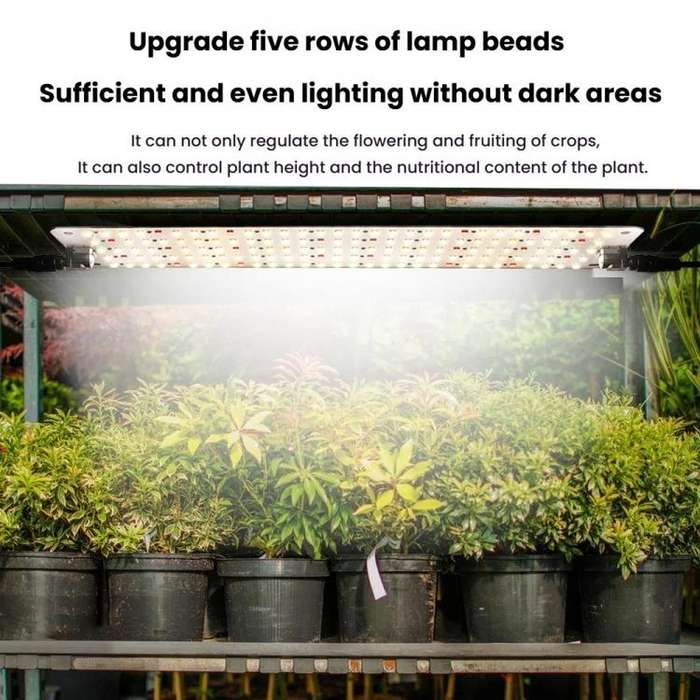 Cold Light LED Series Quantum Board Indoor Plant Growth Lamp, Model: Two Heads(EU Plug)