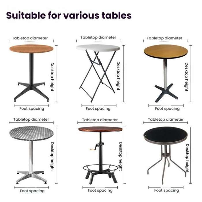 Cocktail Bar Table Cover For Hotel Wedding Decoration Stretch Polyester Banquet Round Table Cover...