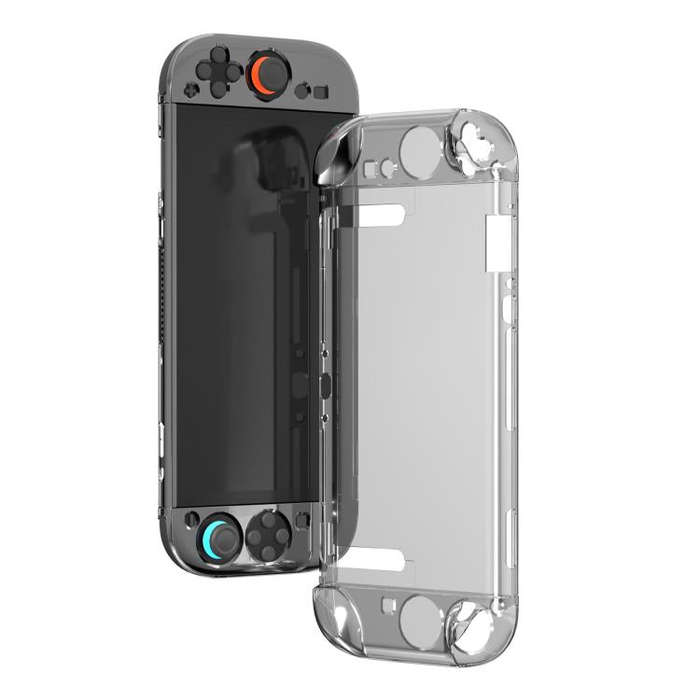 For Nintendo Switch 2 Crystal Shell Case Split Gamepad Transparent Protective Cover
