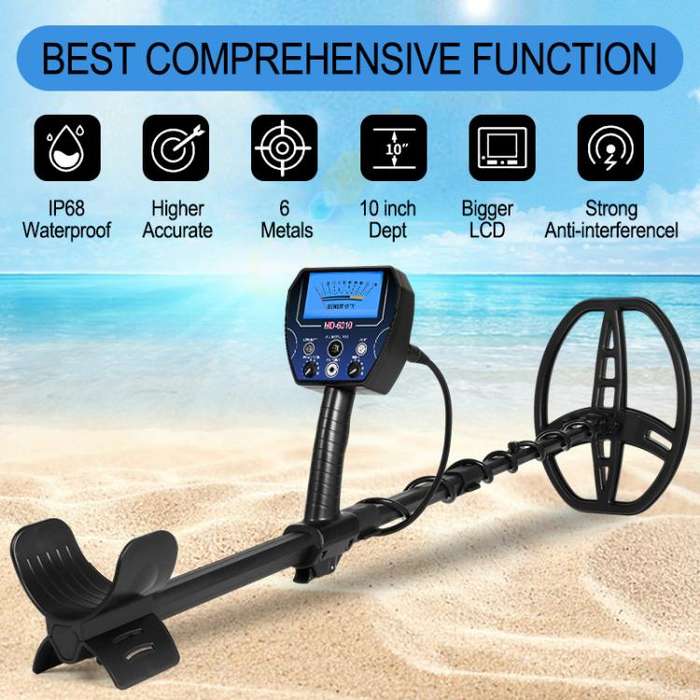 Goint MD-6010 Handheld Metal Detector High Sensitivity Underground Gold Detector Outdoor Treasure...