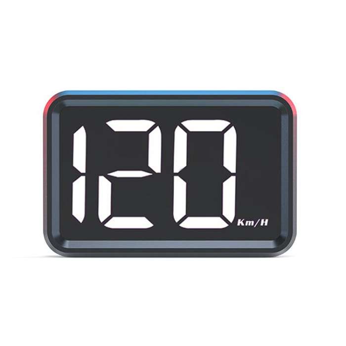 X1 Smart HUD Head-up Display Car GPS Speed Display HD Head-up Display, Spec: MPH(White)