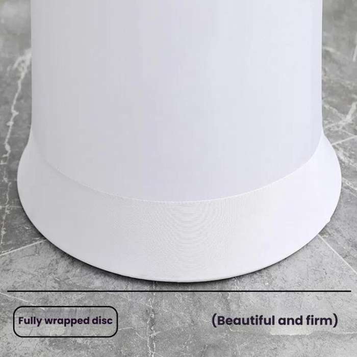 Elastic Spandex Table Cover Hotel Wedding Decor Solid Color Cocktail Round Bottom Bar Cover, Size...