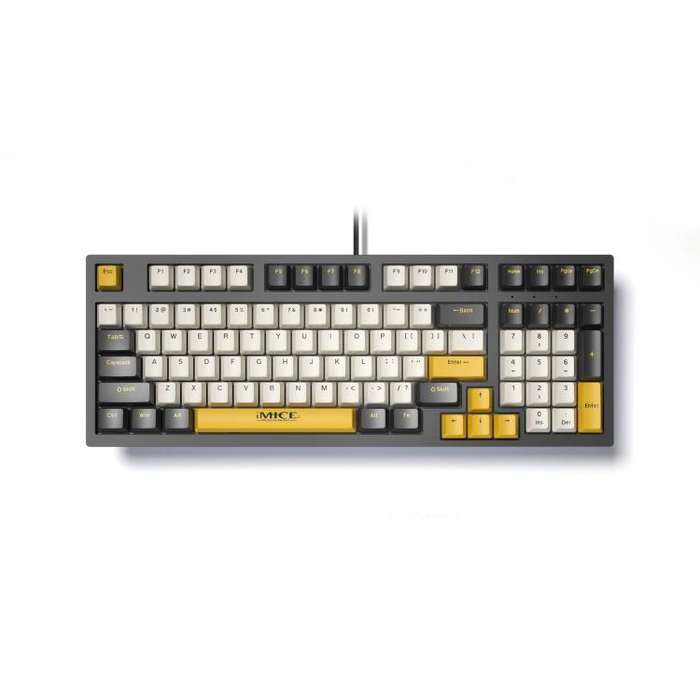 iMICE GK-500 Type-C Wired Mechanical Keyboard Gaming Keyboards(Black)