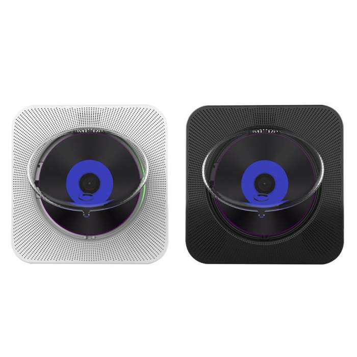 Kecag KC-807 Wall-mounted Home Retro Bluetooth CD Player, Spec: UK Plug(White)