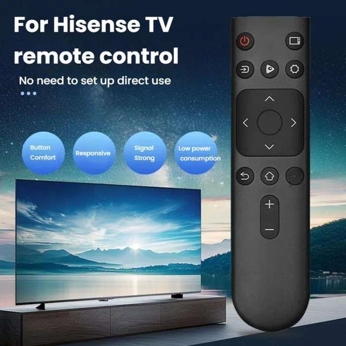 For Hisense TV CN3A17 Remote Control 3C17 3C 3V HZ3239E35A(Black)