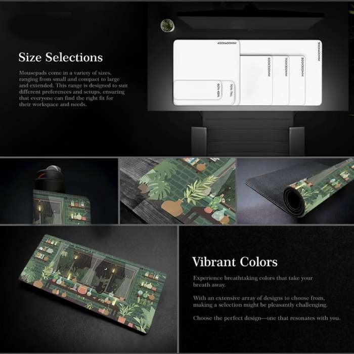 Frog Mouse Pad Cute Green Desk Mat With Non-Slip Rubber Base  For Computer Laptop 300x700x2mm(Pat...