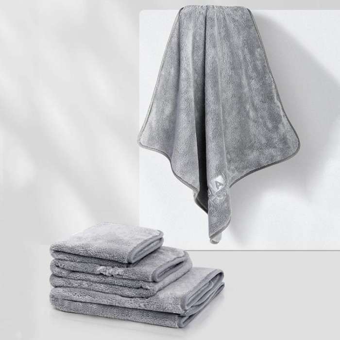 50 x 50cm SUITU ST-9009 Double-Sided Fleece Thickened Water Absorbent Quick Drying Car Wash Towel