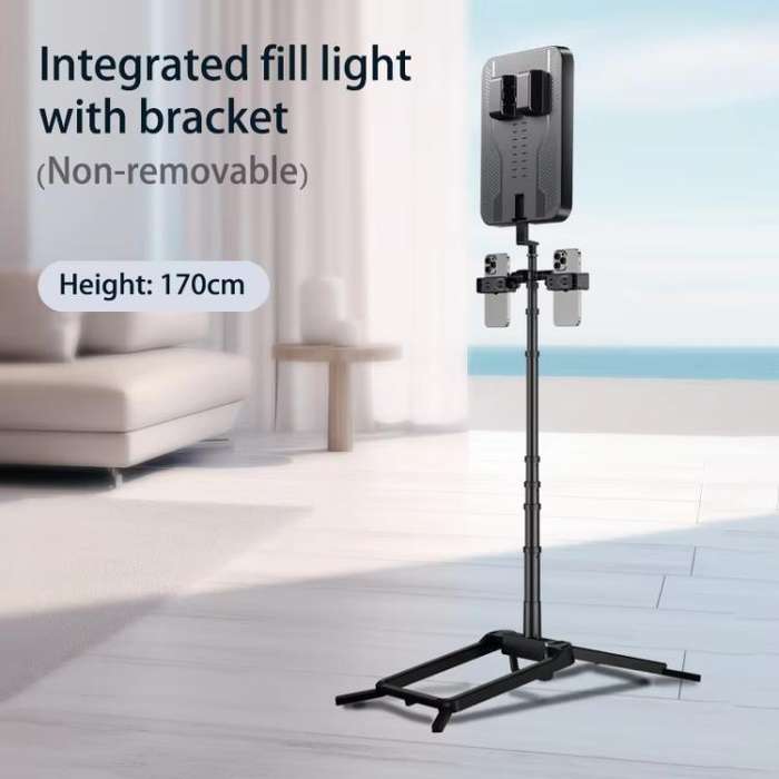 1.7m 14-Inch Suitcase Integrated Design Fill Light Foldable 3500-6000K Full-Screen Live Photograp...