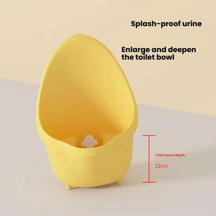 Baby Boys Potty Urinal Children Urinal Toilet Wall-mounted Standing Potty Pee Device(Yellow)