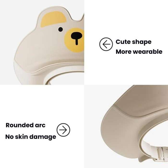 Children Shampoo Cap Shower Hat Waterproof Ear Protection Double Layer Portable Foldable Shower C...