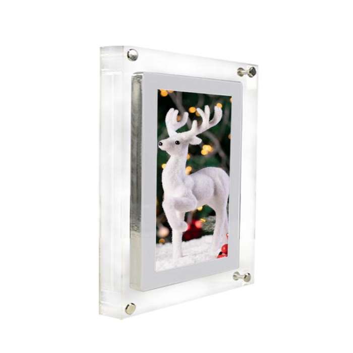 10.1 inch Transparent Acrylic Digital Photo Frame Video Picture Music Player Electronic Album Gif...