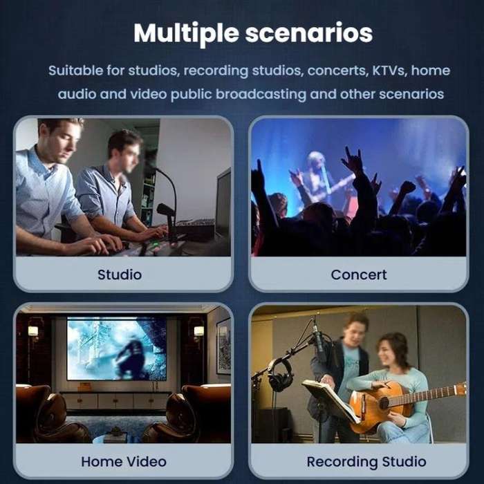 VEGGIEG Male to Female Microphone Stereo Microphone Cable Amplifier XLR Balanced Copper Cannon Au...