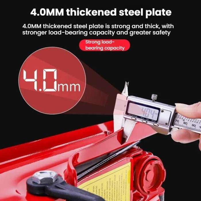 Horizontal Manual Hydraulic Car Jack For Tire Change Lifting Tool(2 Tons 5.5 kg Plastic Box)