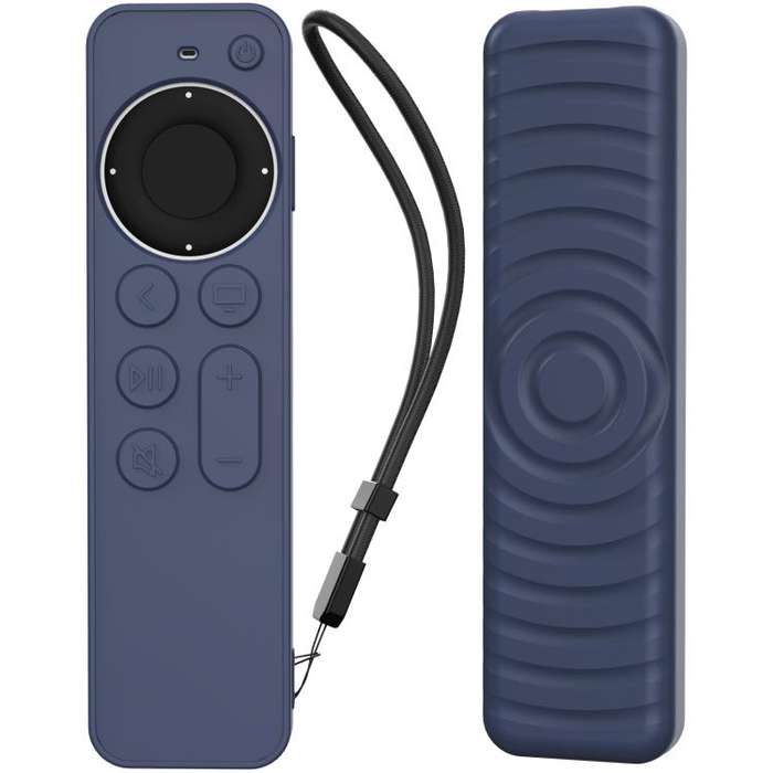 For Apple TV Siri Remote 2 / 3 AhaStyle PT167 Remote Control Silicone Protective Case(Blue)
