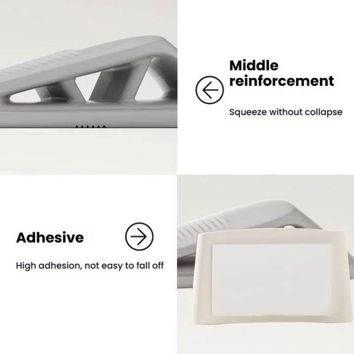 Silicone Door Stopper Anti-collision Household Door Stopper Free Punching Windproof Fixed Door Pl...