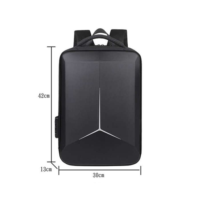 15.6-16.6 Inch Hard Shell Laptop Backpack with USB+Type-C Charging Ports Unisex Anti-Theft  Busin...