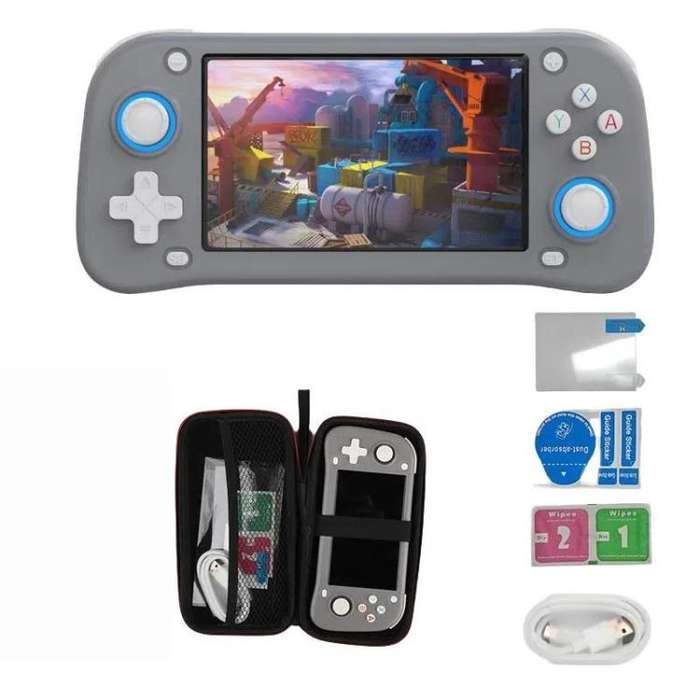 XF43 Retro Handheld Game Console Open Source 4.3 Inch Large Screen Gaming Video Players Console 6...