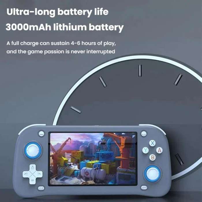 XF43 Retro Handheld Game Console Open Source 4.3 Inch Large Screen Gaming Video Players Console 6...