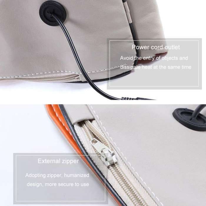 Car Household Massage Shawl Heated Shoulder And Cervical Massager US Plug(Black)