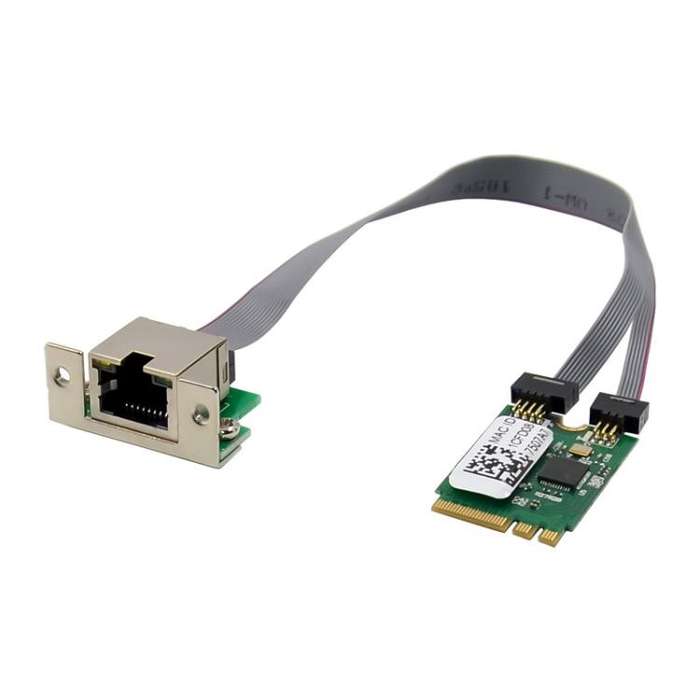 SUNWEIT ST7206 M.2 A+E RTL8125BG Single Port RJ45 2.5G Quad Speed Industrial Network Card
