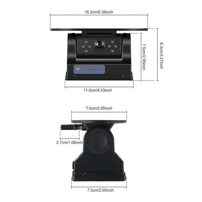 Wireless HD Solar Magnetic WIFI Camera 720P Mobile APP Universal HD Camera
