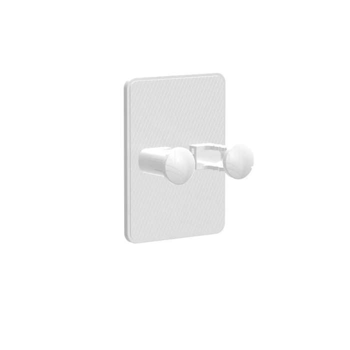 3pcs /Pack Wall-Mounted No-Drill Shaver Organizer Manual/Safety Razor Hook(White)