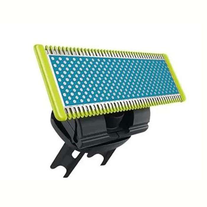 Electric Shaver Heads For Philips OneBlade QP2520 / QP2630 / QP6510 / QP210, Style: Blue T