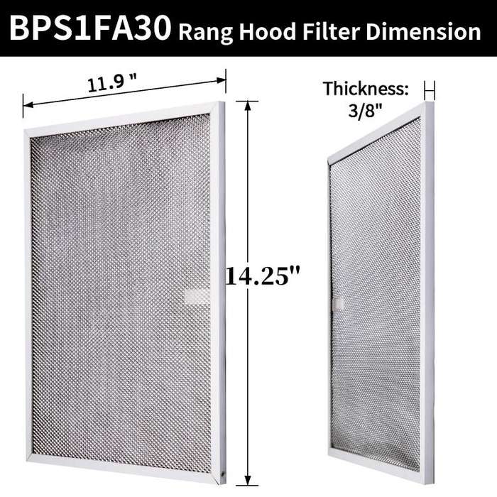 For Broan BPS1FA30 QS1 99010299 Range Hood 2pcs /Pack Grease Filter Replacement Parts